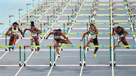 US Women Sweep 100 Meter Hurdles in Rio for First Time Ever - ABC News