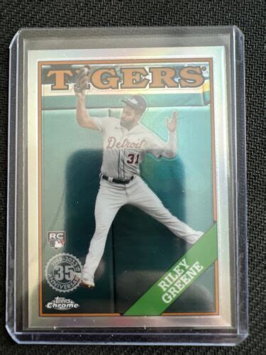 2023 Topps Chrome 35th Anniversary Riley Greene RC Silver EBay