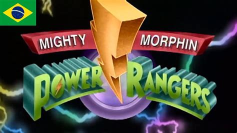 Mighty Morphin Power Rangers Intro Portugu S Do Brasil Brazilian