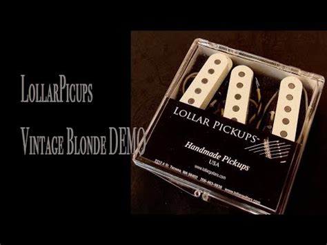 Lollar Blonde Stratocaster Pickups Premium Loaded Pickguard Reverb