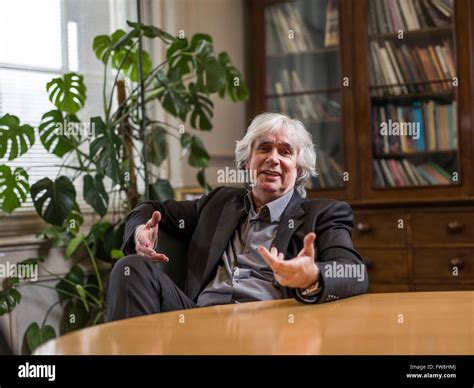 Portrait Of Writer Phil Redmond At The Museum Of Liverpool Stock Photo