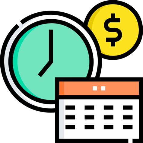 week detailed straight lineal color icon