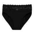 Modibodi Sensual Hi Waist Bikini Light Moderate Black XS Woolworths