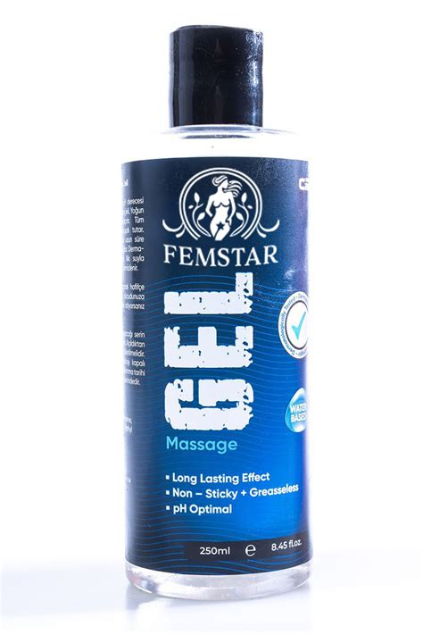 FEMSTAR Kokusuz ve Su Bazlı Vücut ML Masaj Yağı Anal Vajinal Kayganlaştırıcı Erotik