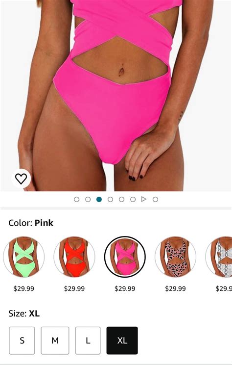 Chyrii Womens Sexy Criss Cross High Waisted Cut Out One Piece Swimsuit Hot Pink Ebay