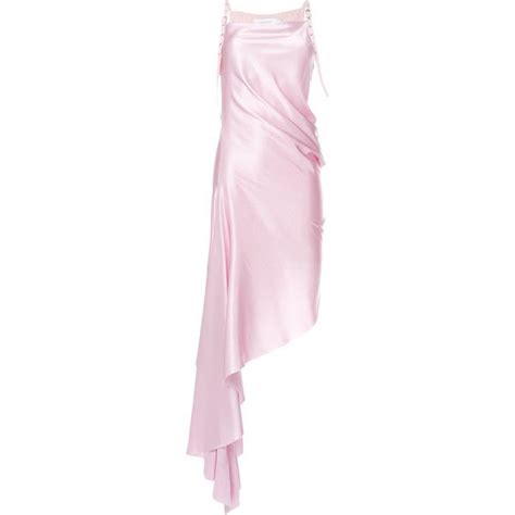 Marques Almeida Asymmetric Silk Satin Dress Dop Liked On