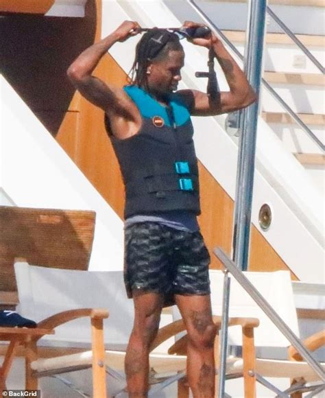 Travis Scott Shows Off His Impressive Jet Ski Skills As He Is Joined By Bikini Clad Model Tianna