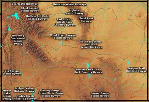 Scenic, Historic and Backcountry Byways in Wyoming