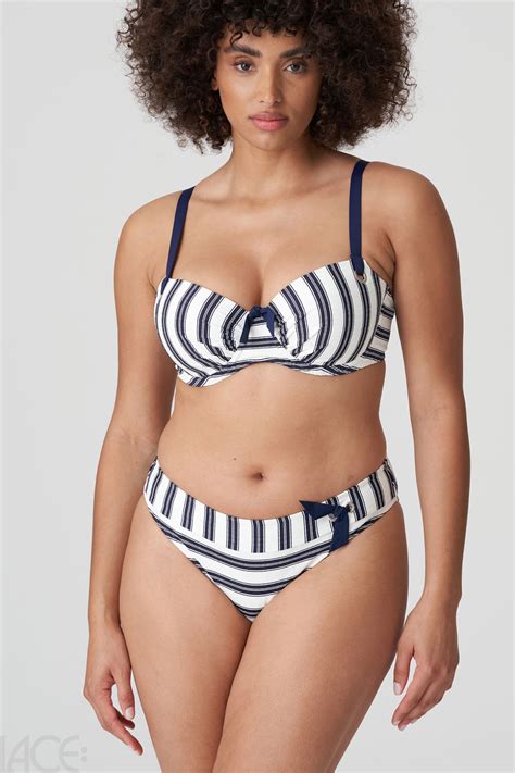 Primadonna Swim Leros Bikini Bandeau Beha E H Cup Natural Lace