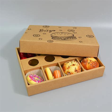 customizable brown kraft packaging ideal  food takeout