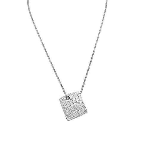 Collana In Oro Bianco Con Pendente In Diamanti Salvini Luxury Zone