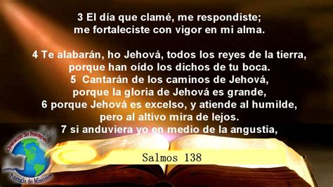 Libro De Los Salmos 138 Iglesia Operacion Sin Fronteras De Las