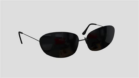 Matrix Neo Sunglasses 3d Model By Joelbesty [9ca1806] Sketchfab