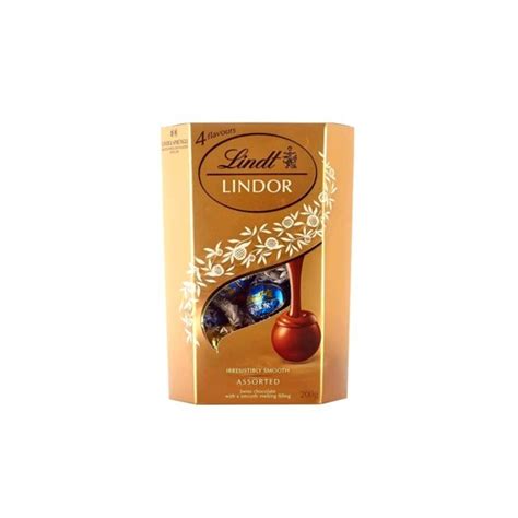 Chocolate Lindt Lindor Assorted 4 Flavours Caixa 200g Patiogourmet