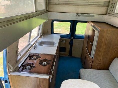 1974 E200 Ford Chefs Super Camper Van Rv V8 Cw Combi Roof Like Vw