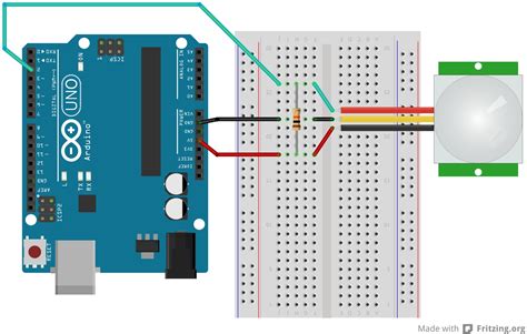 Simple Pir Sensor Circuit Diagram