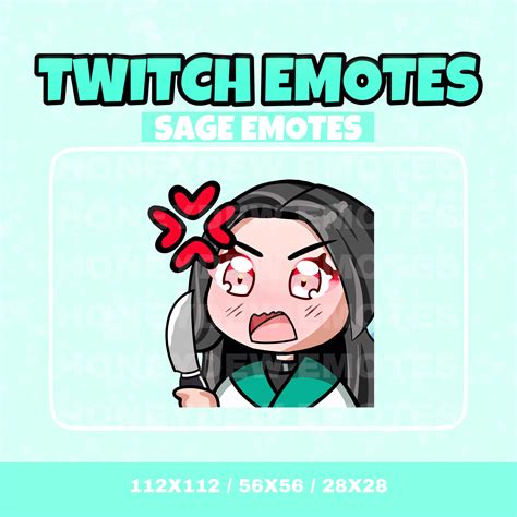 Emote De Twitch Emote Valorant Emote Sage Emotes Lindos Etsy M Xico