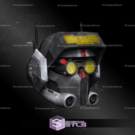 Cosplay STL Files Tech Bad Batch Helmet Wearable | SpecialSTL