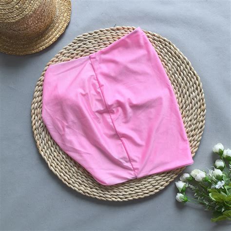 Jsn Micro Bikini Sexy Women Swimsuit Female Swimwear Solid Mini Bikini Set Three Piece Thong