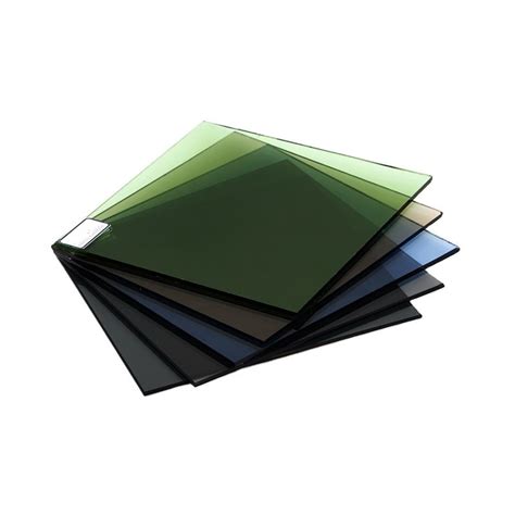 China Building Glass Manufacturer Dark Blue Dark Green Bronze Reflective Glass Manufacturers And