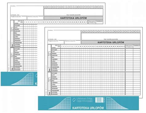 Druk akcydensowy Kartoteka Urlopów MiP A5 20k x 2 ERLI pl