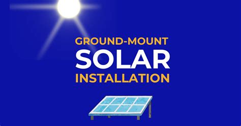 Ground Mount Solar Installation