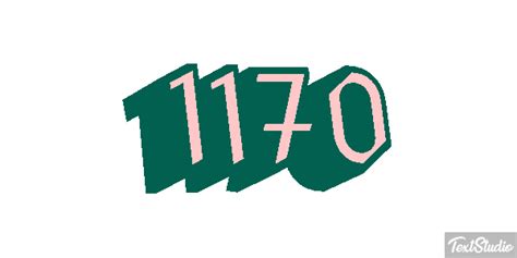 1170 Number Animated GIF Logo Designs