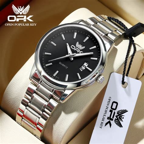 Opk Watch For Men Waterproof New Automatic Date Original Brand