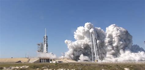 Spacex Falcon Heavy Mise à Feu Statique Réussie Lancement Dans « Une