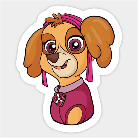 SKYE PAW PATROL FAN ART DESIGN - Skye Paw Patrol - Sticker | TeePublic