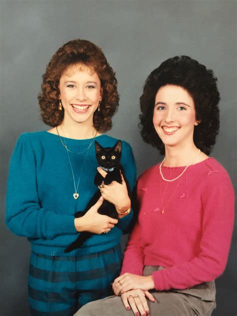 My Mom Her Cat And Her Roommate 1985 Oldschoolcool