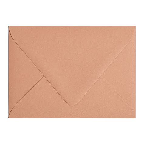 Nudes Terracotta Nude A Euro Flap Text Envelopes Pack Of