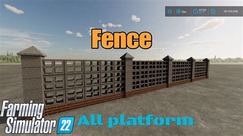 Fence Mod For All Platforms On FS22 YouTube