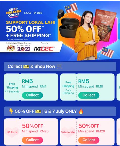 Lazada 7 7 年中大促销就在今天送你高达50 折扣礼券 KL NOW 就在吉隆坡