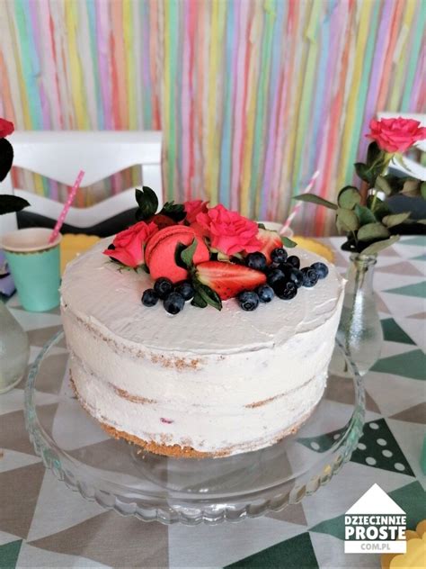 Baby Shower Naked Cake Pe Noziarnisty Tort Bez Cukru Dziecinnie Proste Blog