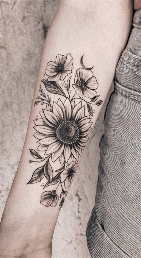 Pin By Lori Perkins On Tattoos Sunflower Tattoos Tattoos Forearm