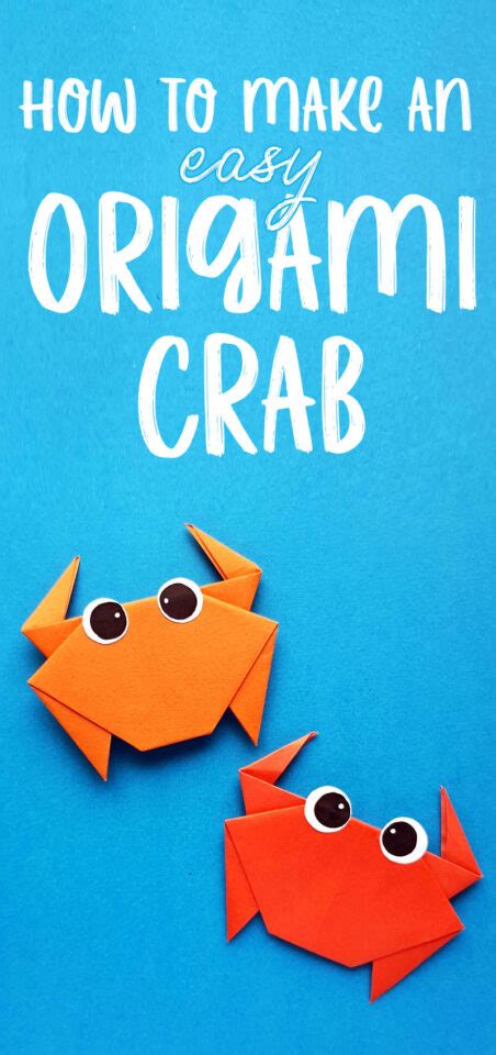 Origami Crab A Step By Step Tutorial For Beginners