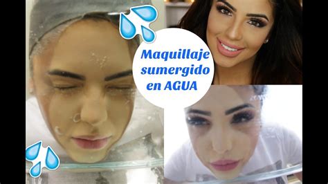 Maquillaje Sumergido En Agua Nueva Técnica Jamsu Funciona Youtube