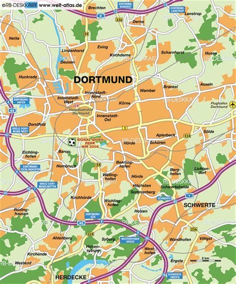 dortmund map germany