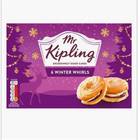 Mr Kipling 6 Winter Whirls Bolton British Bites