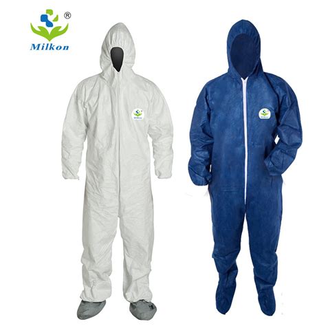 SMS Chemical Protective Suit Safety Cothes Non Woven Disposable