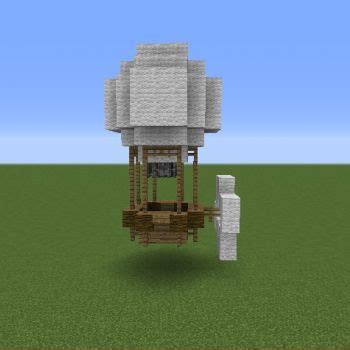 Minecraft Hot Air Balloon Blueprint