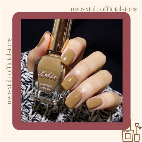 Mua Sơn Móng Tay LSkin Màu Nude Đen Trắng Trong Suốt Kim Tuyến Pastel Tím Neosxinh Nails giá