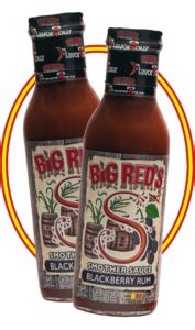 Blackberry Rum Smother Sauce Big Red S Hot Sauce