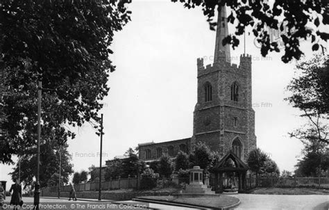 Photo Of Hornchurch St Andrews Church And War Memorial C1950