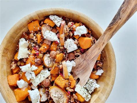 Lichte Salade Met Pompoen En Geitenkaas Recept De Notenshop