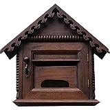 Boite Aux Lettres Bois Maillat Porte Amazon Fr Jardin