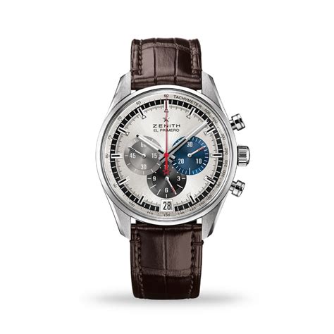 Zenith Chronomaster El Primero Mm Leather Strap