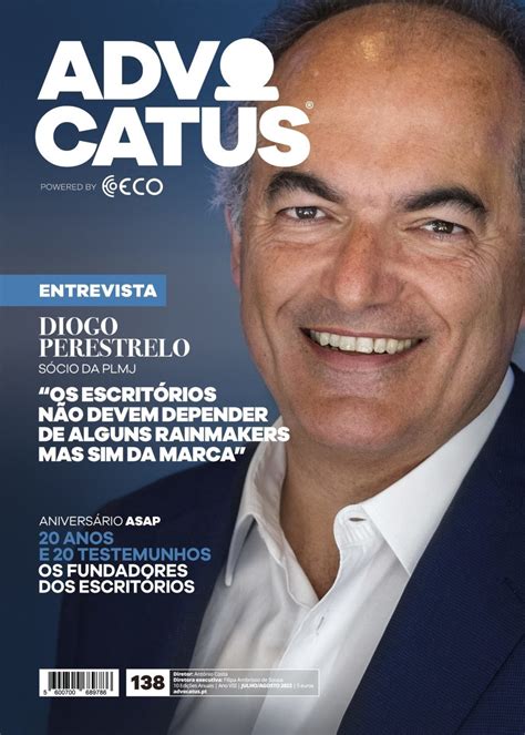 Capa Revista Advocatus 11 Julho 2022 Capasjornais Pt