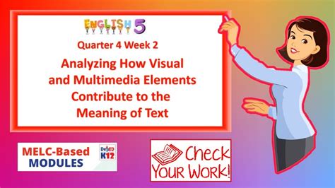 English Quarter Week Analyzing How Visual Multimedia Element